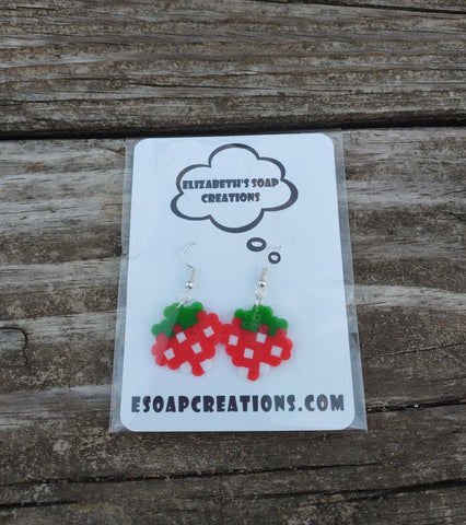 STRAWBERRY EARRINGS